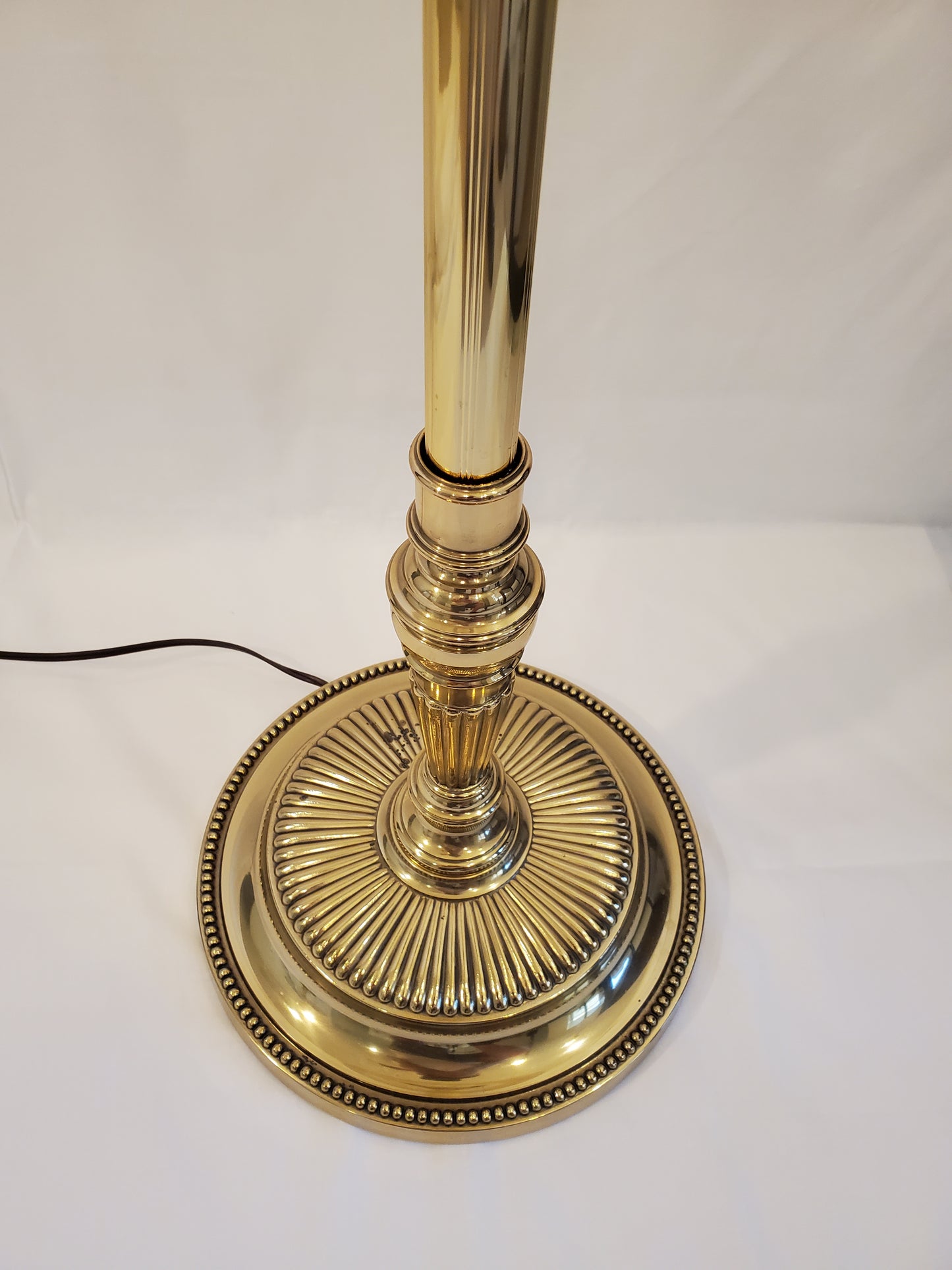 Vintage Stiffel 4-light Mogul Torchiere Candelabra Brass Floor Lamp
