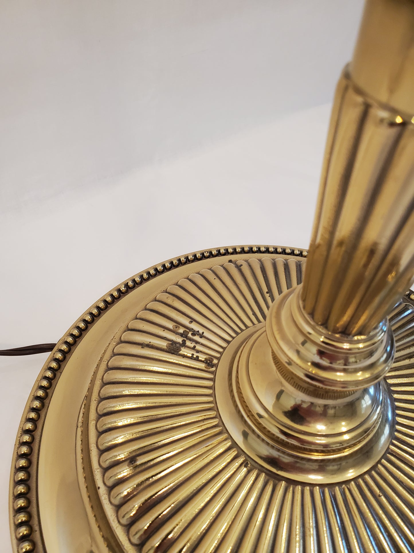 Vintage Stiffel 4-light Mogul Torchiere Candelabra Brass Floor Lamp