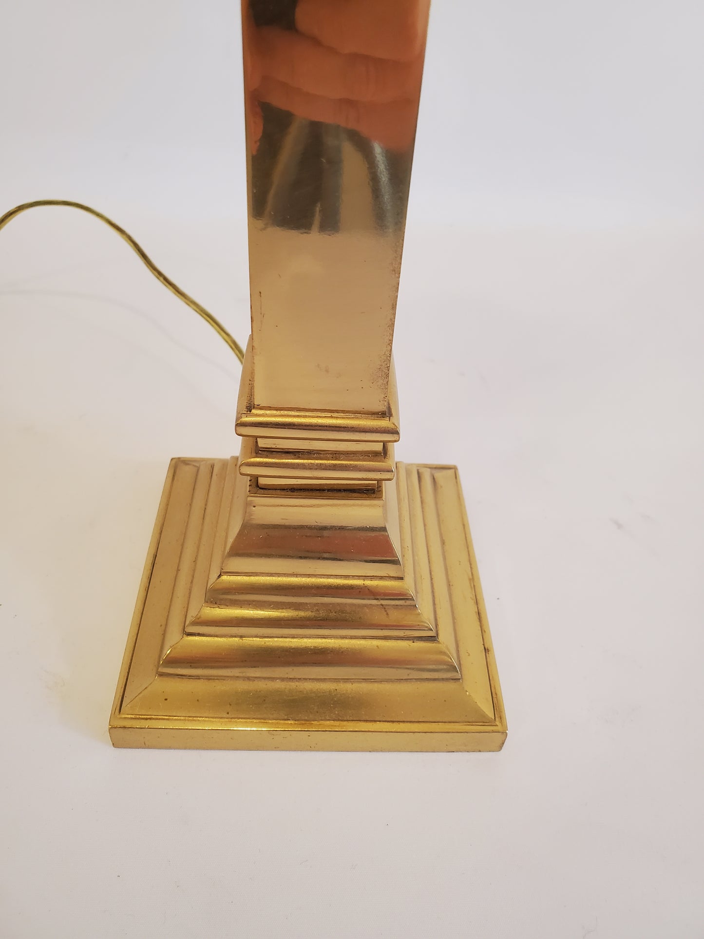 Solid Brass Candlestick Table Lamp