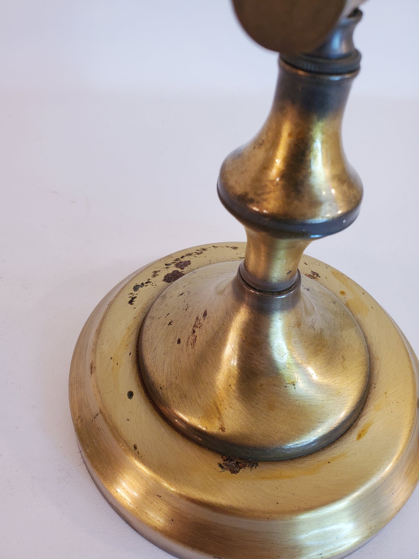 Vintage Brass Bankers Desk Piano Adjustable Lamp Art Deco Style #1