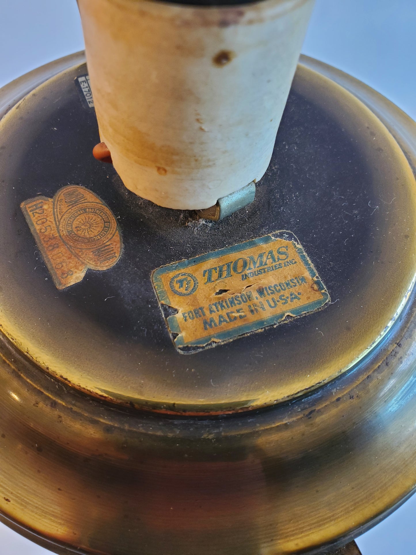 Vintage Art Deco Table Lamp Pair from Thomas Industries