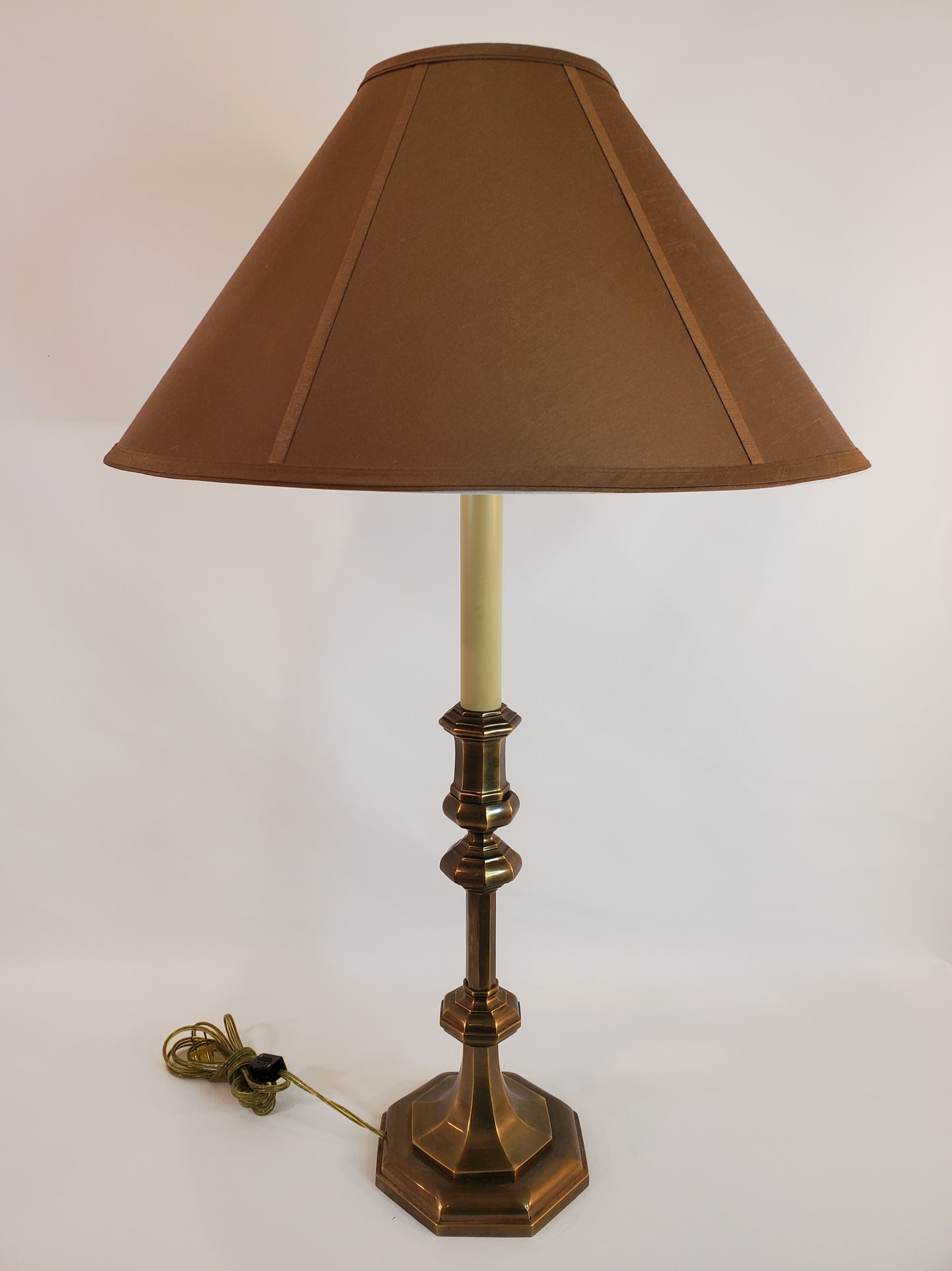 Chapman Brass Candlestick Table Lamp