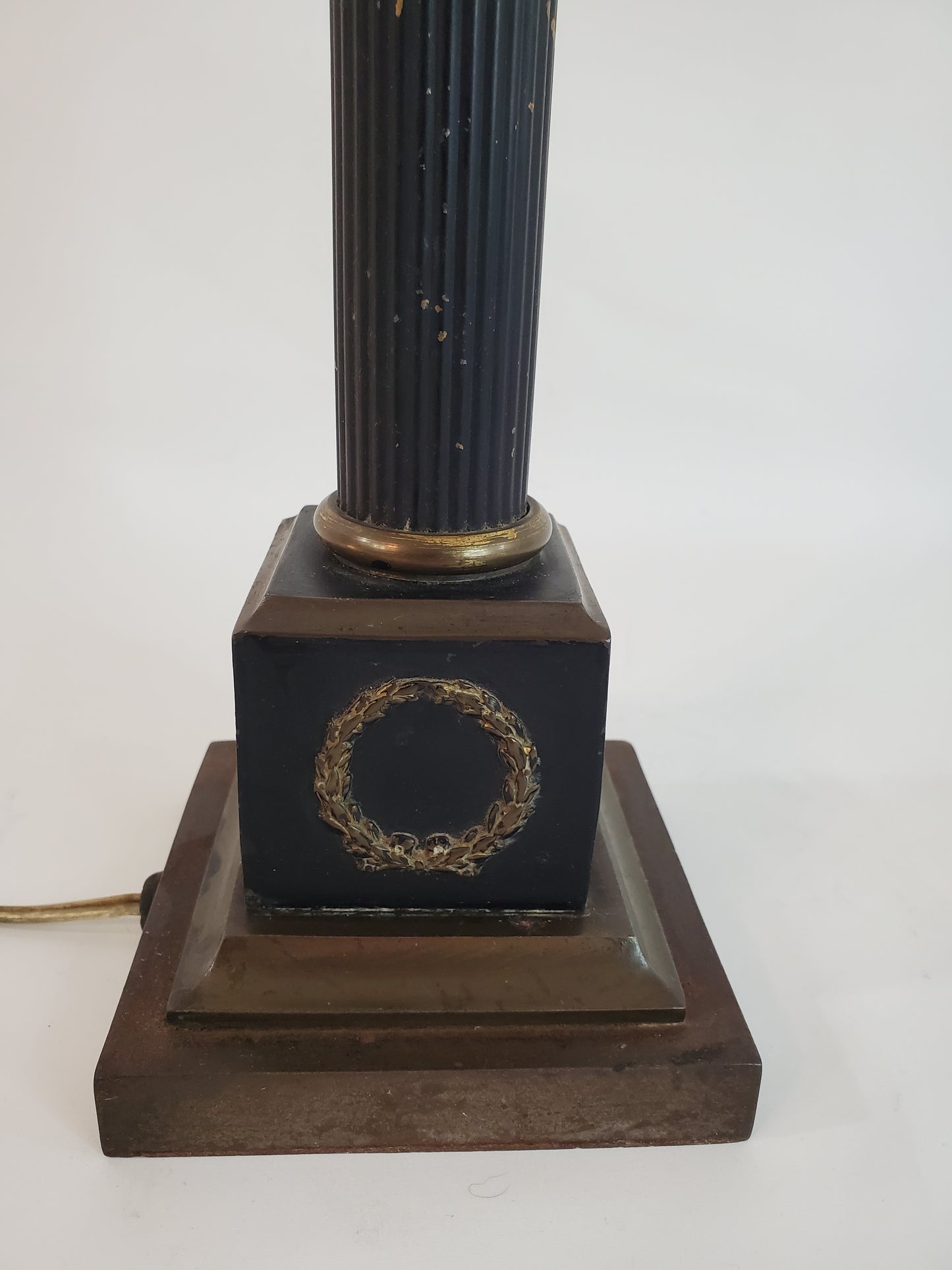 Early 20th Century Neoclassical Column Lamp