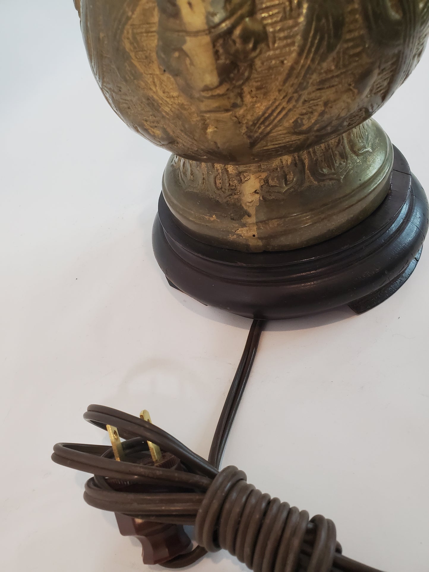 Pepe Mendoza Styled Chinoise Bronze Table Lamp