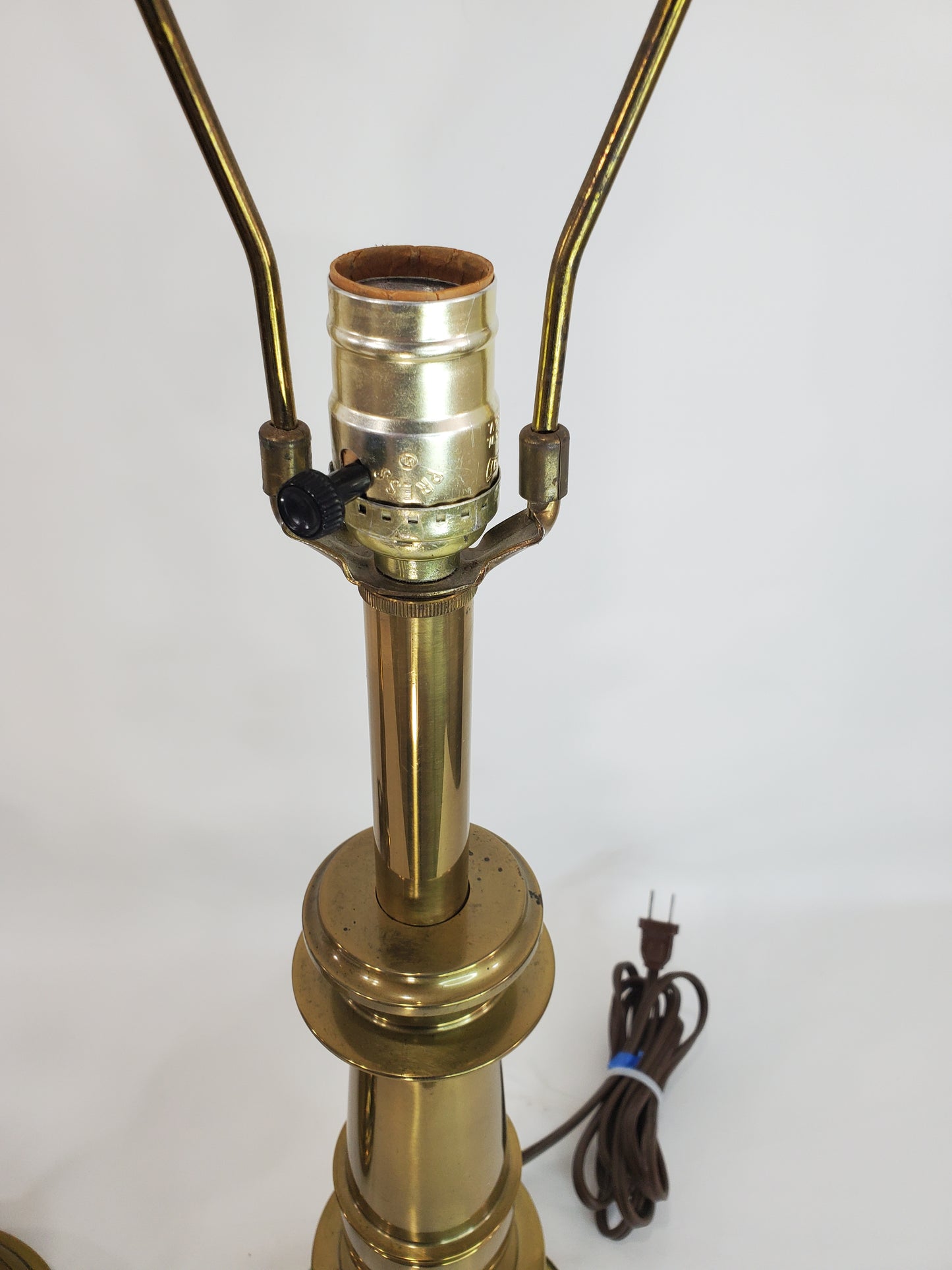 Vintage Stiffel Brass Table Lamp Pair