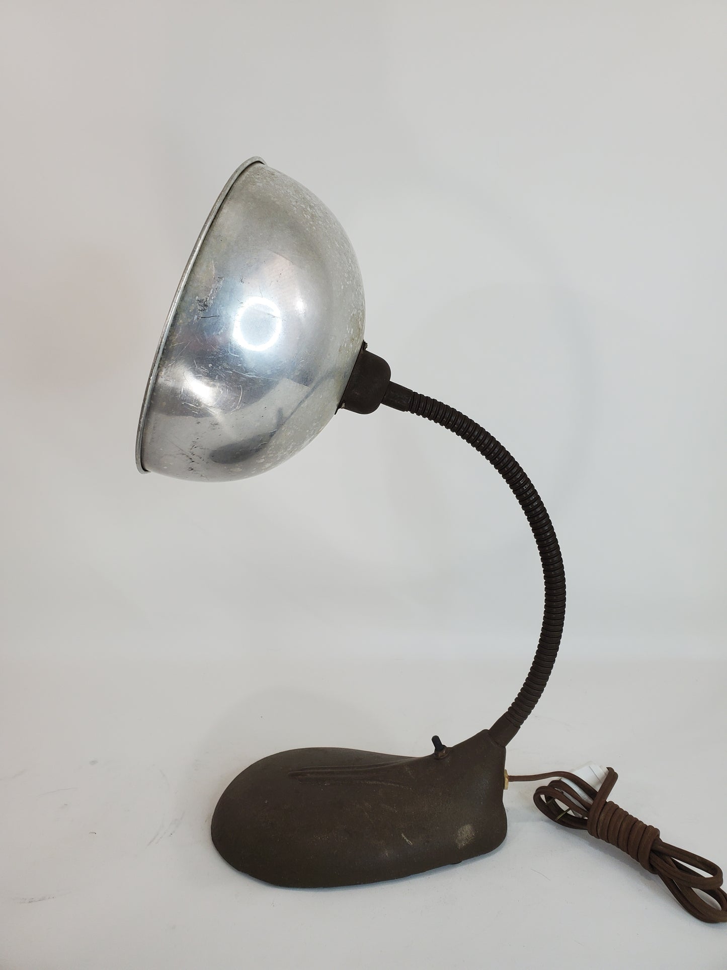 Vintage Knapp-Monarch Gooseneck Heat Lamp 1940s - Steampunk