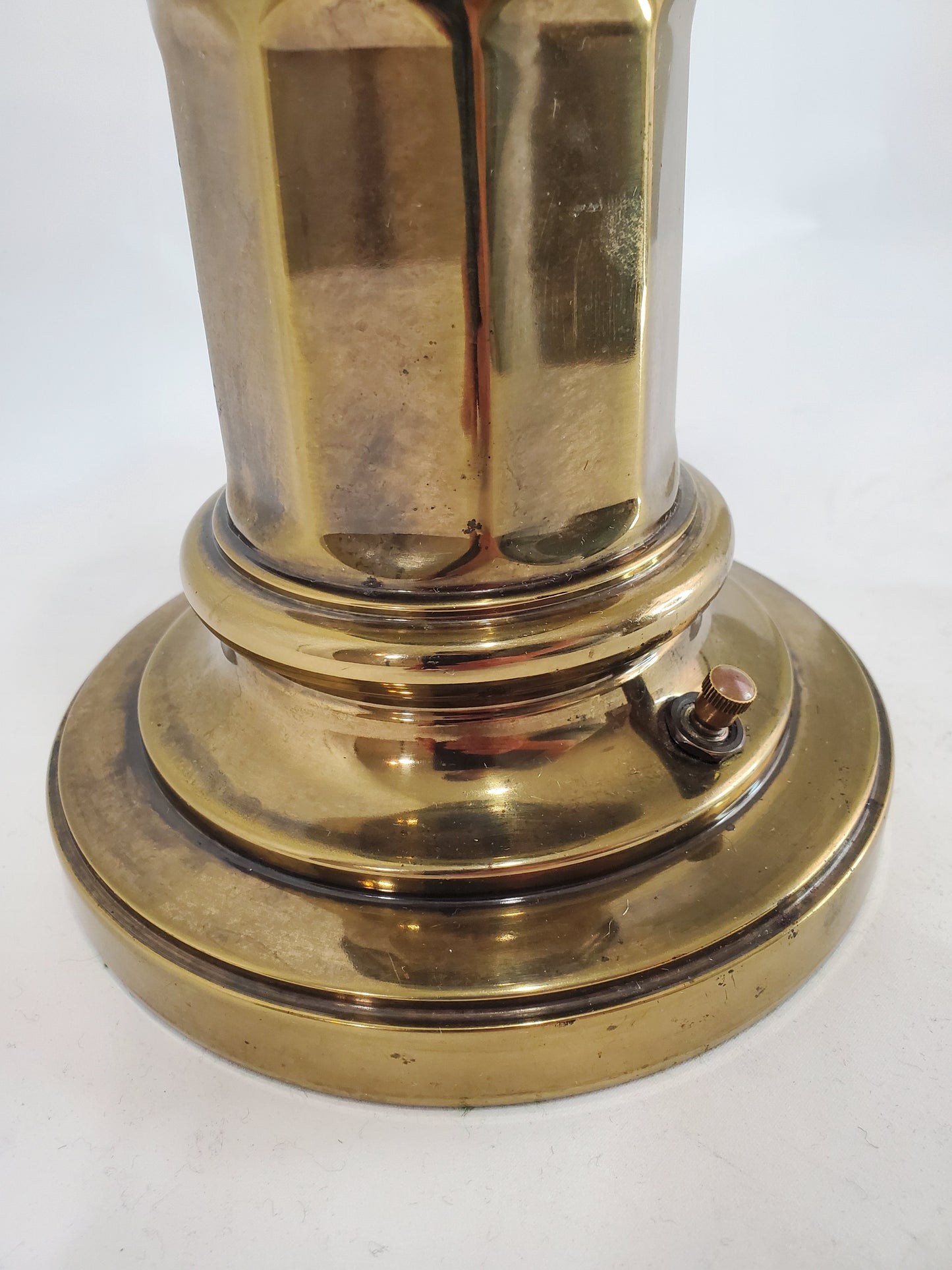 Vintage Brass Stiffel Trophy Style Table Lamp
