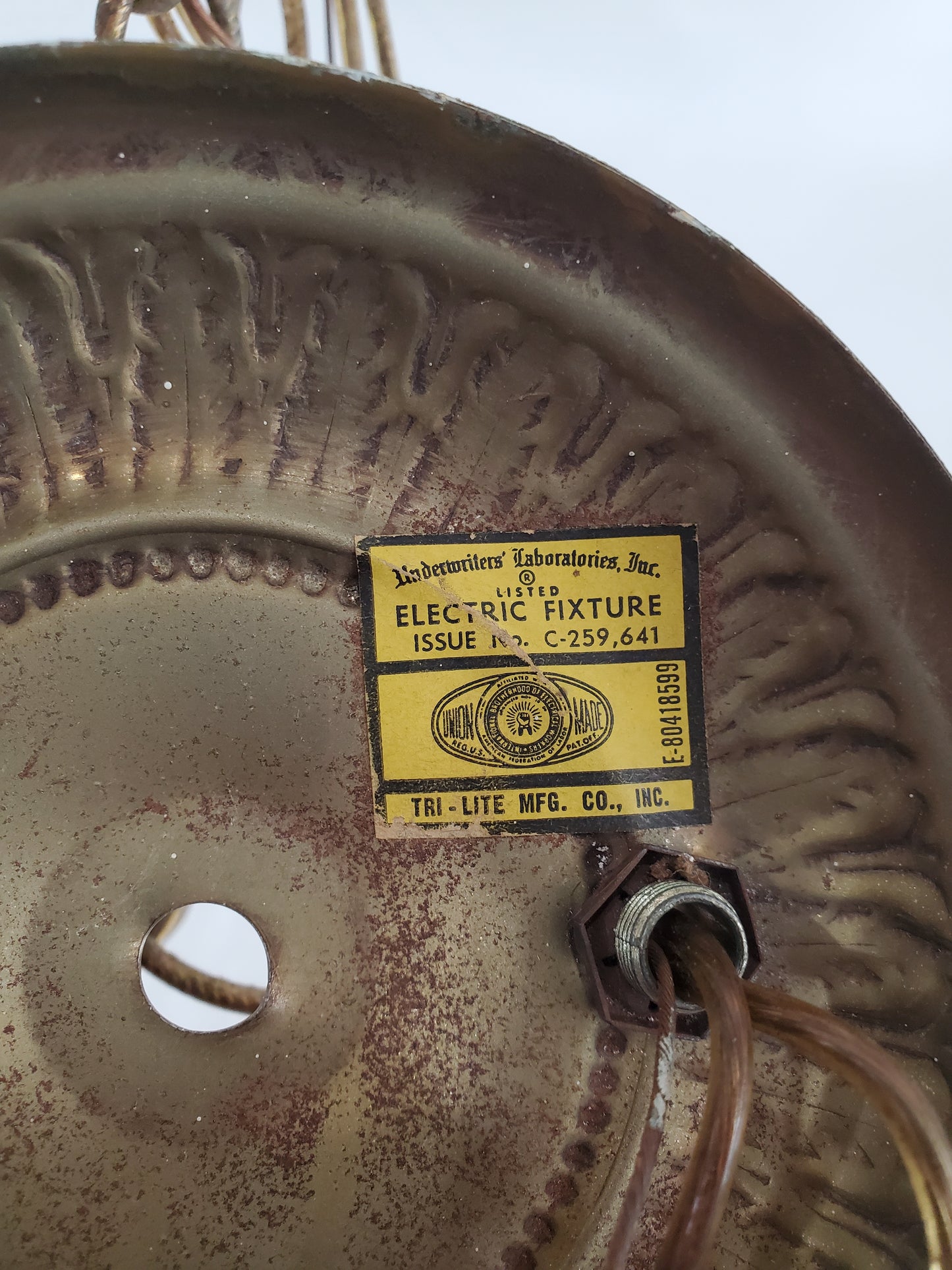 Vintage MCM Double Pendant Swag Lights