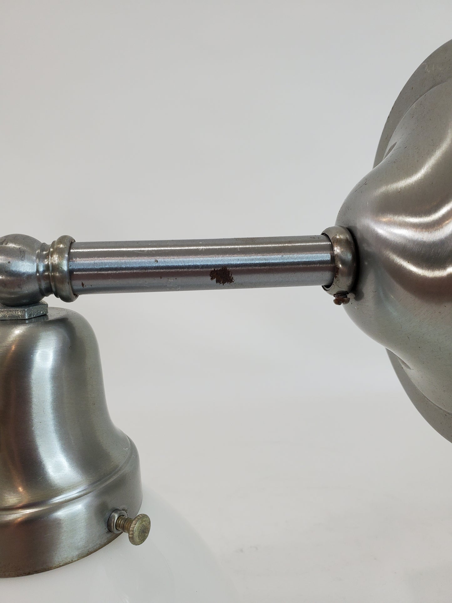 Vintage Perfeclite Co. Nickel Wall Sconces New-Old Stock