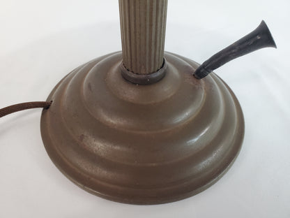 1940s Art Deco Flying Saucer Desk Lamp W Pen Holder