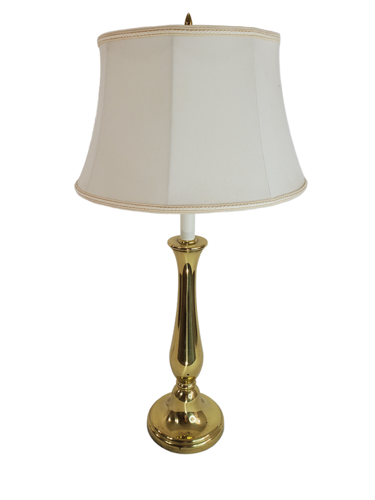 Vintage Brass Buffet Table Lamp