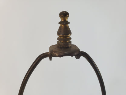 Vintage Aladdin Alacite Table Lamp with Gold Accents