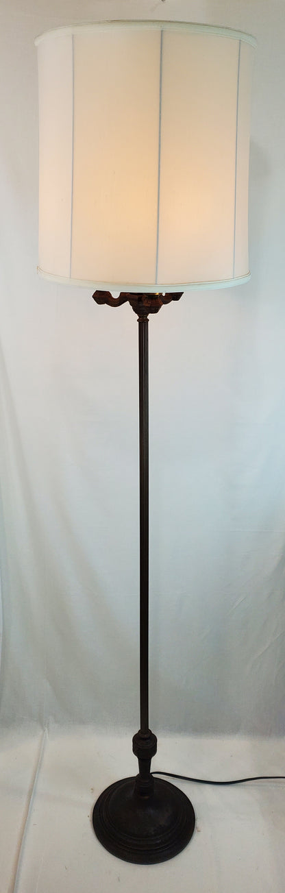 Antique Art Nouveau 3-Light Candelabra Floor Lamp