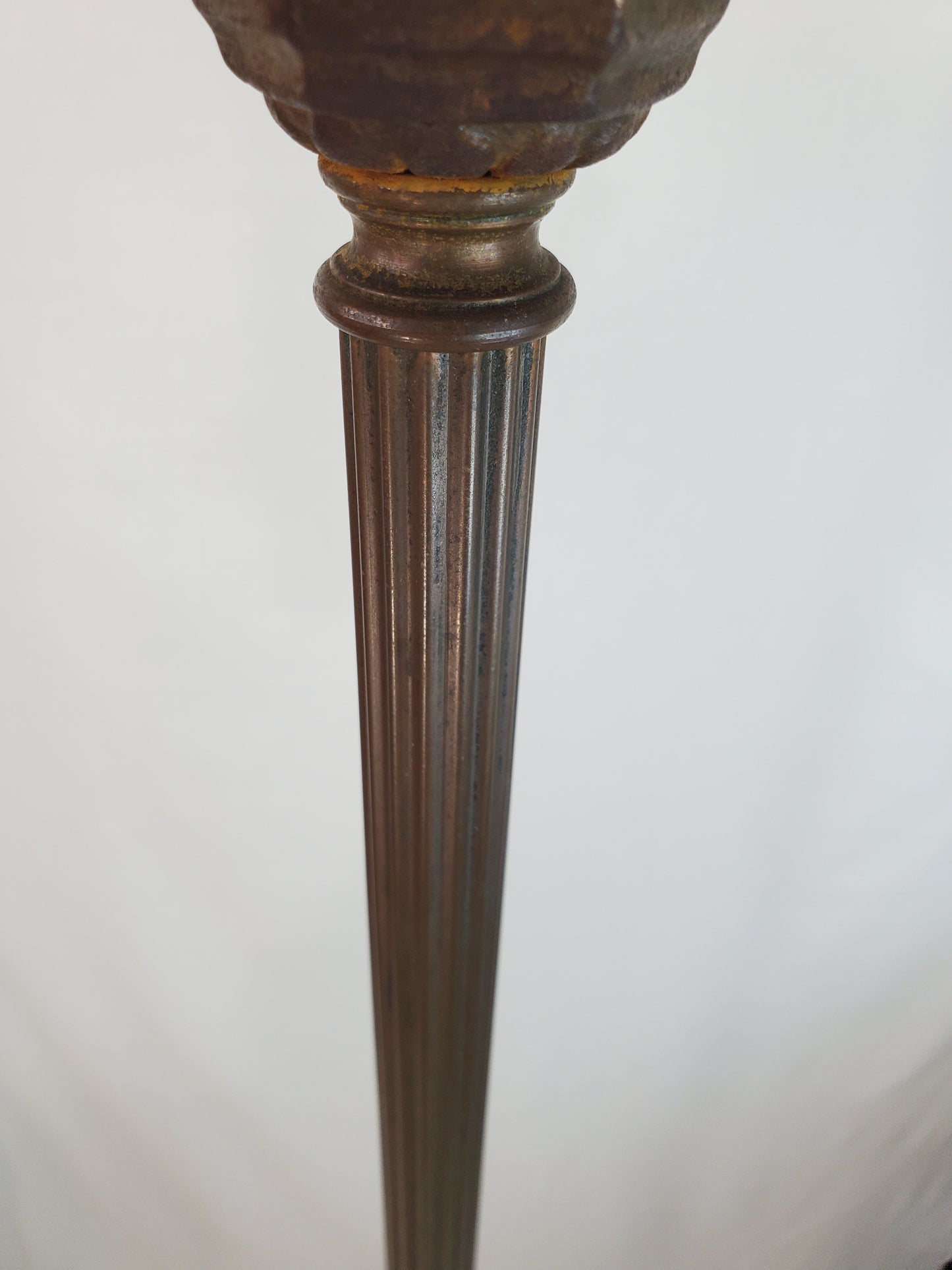 Antique Art Nouveau 3-Light Candelabra Floor Lamp