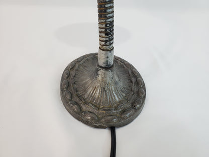 Antique Cast Iron Adjustable Gooseneck Desk Lamp