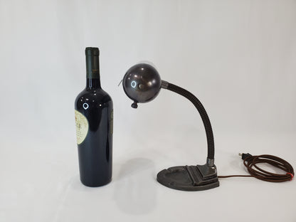 Art Deco Industrial Gooseneck Bullet Shade Lamp