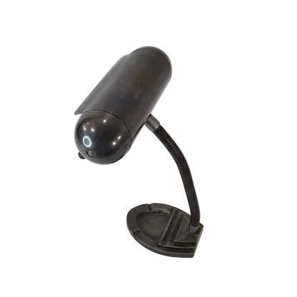 Art Deco Industrial Gooseneck Bullet Shade Lamp