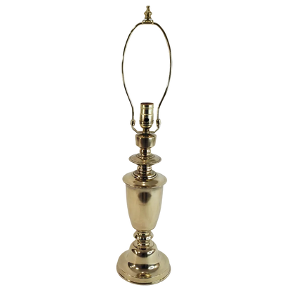 Asian Inspired Vintage Solid Brass Table Lamp