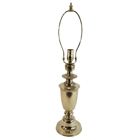 Asian Inspired Vintage Solid Brass Table Lamp