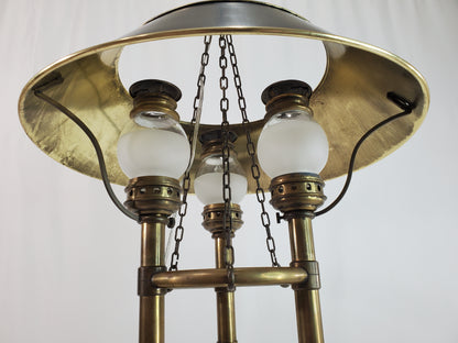 Vintage Brass Chapman Billiard Bouillotte Gaming Lamp