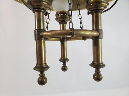 Vintage Brass Chapman Billiard Bouillotte Gaming Lamp