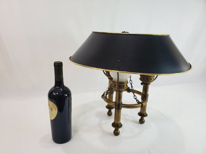 Vintage Brass Chapman Billiard Bouillotte Gaming Lamp