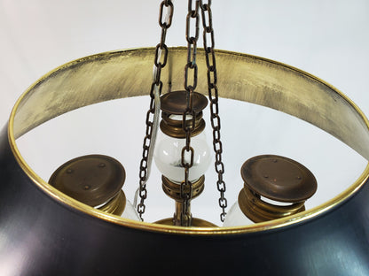 Vintage Brass Chapman Billiard Bouillotte Gaming Lamp