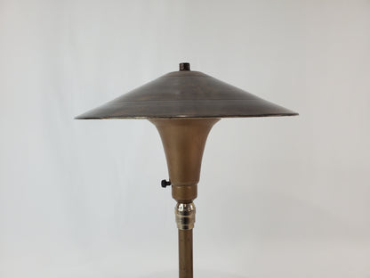 Iconic 1930s Art Deco Flying Saucer Desk Lamp