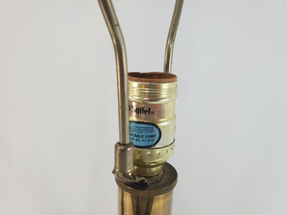 Pair Brass Stiffel Table Lamps - Mid-Century