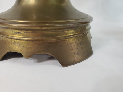 Pair Vintage Stiffel Brass Baluster Table Lamps 1960s