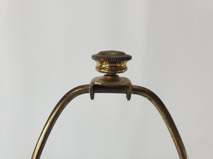 Pair Vintage Stiffel Brass Hollywood Regency Column and Baluster Table Lamps