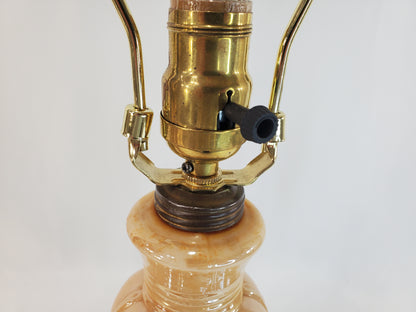 Pair of 1940s Aladdin Alacite G311 Table Lamps - Golden Lustre
