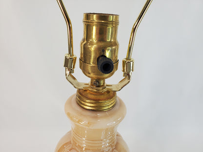 Pair of 1940s Aladdin Alacite G311 Table Lamps - Golden Lustre