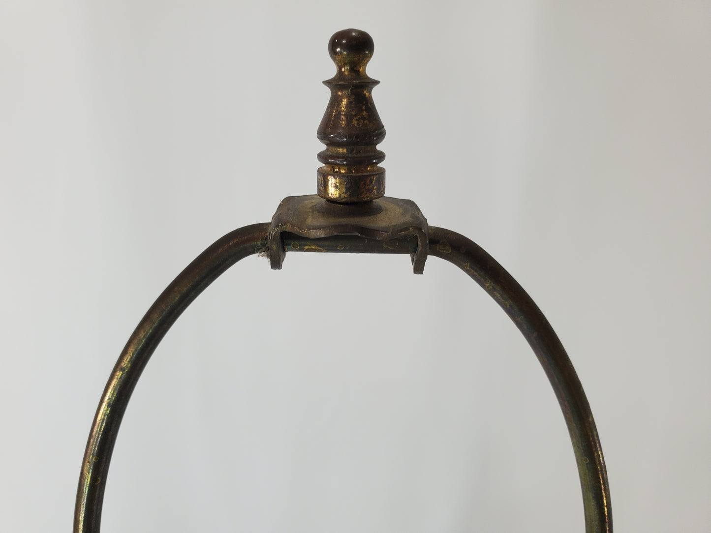 Pair of Vintage MCM Stacked Orb Brass Table Lamps