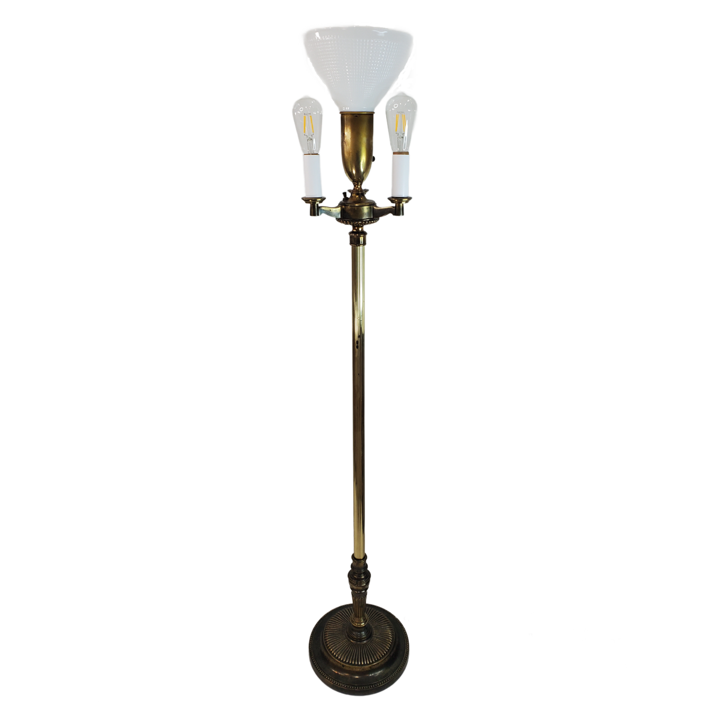 Vintage 4-Light Mogul Torchiere Candelabra Floor Lamp by Stiffel