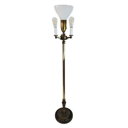 Vintage 4-Light Mogul Torchiere Candelabra Floor Lamp by Stiffel