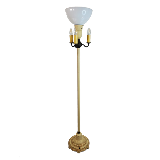 Vintage 5-Light Floor Lamp With Night Light Base