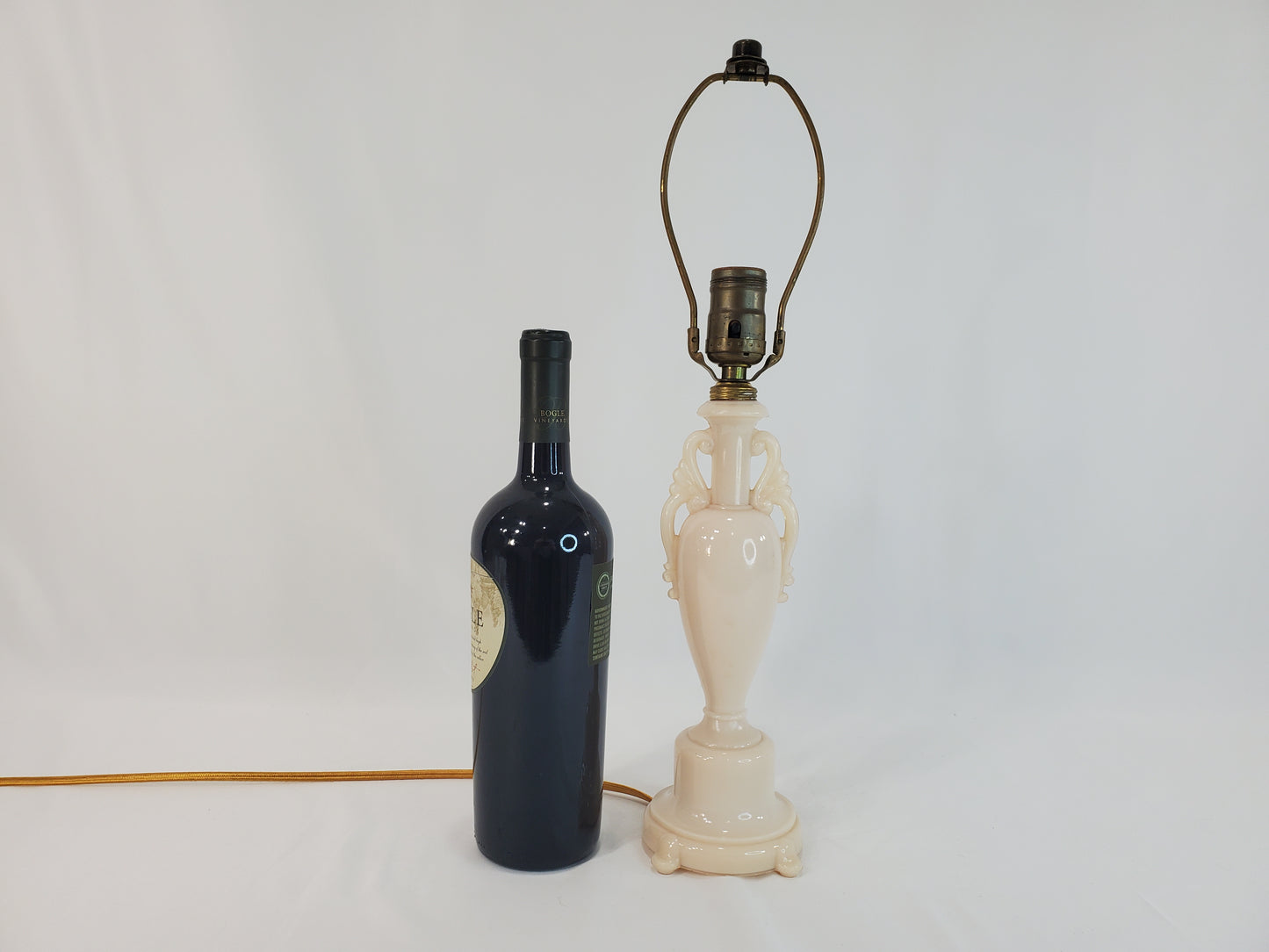 Vintage Aladdin Alacite Glass Lamp - Classical Urn Design