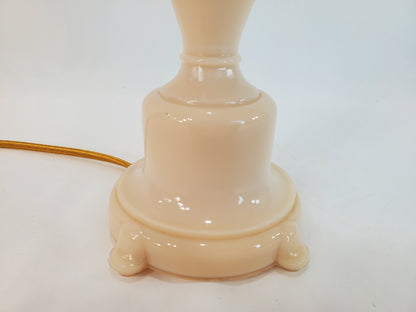 Vintage Aladdin Alacite Glass Lamp - Classical Urn Design