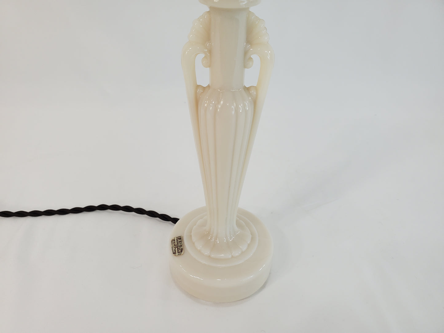 Vintage Aladdin Alacite Opalescent Table Lamp - Petite Urn Form