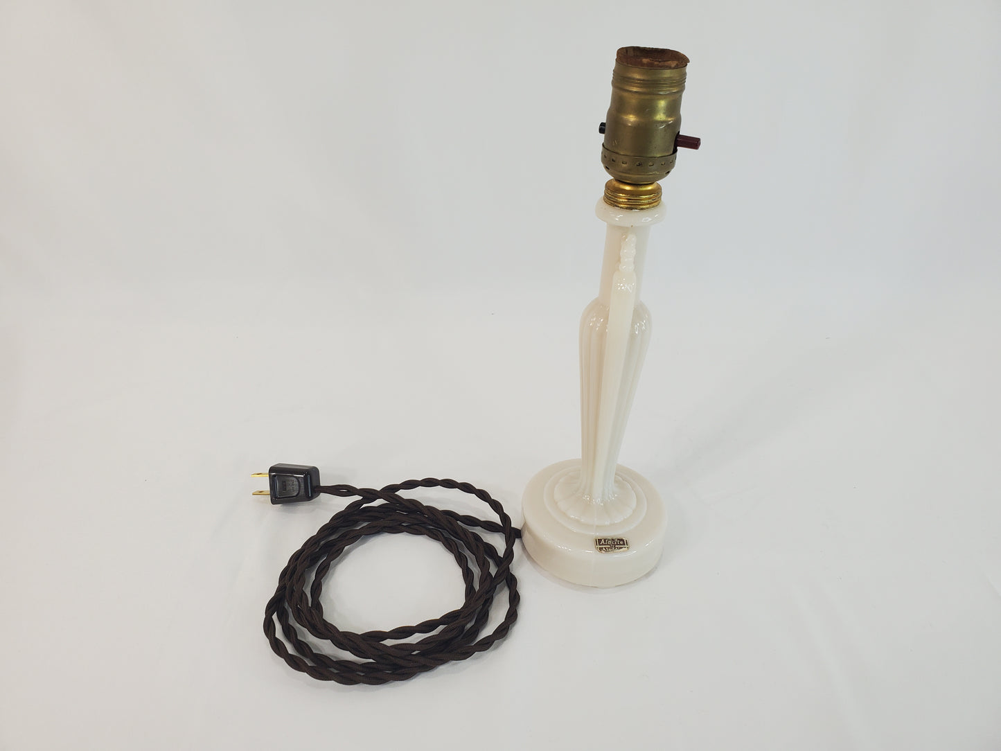 Vintage Aladdin Alacite Opalescent Table Lamp - Petite Urn Form