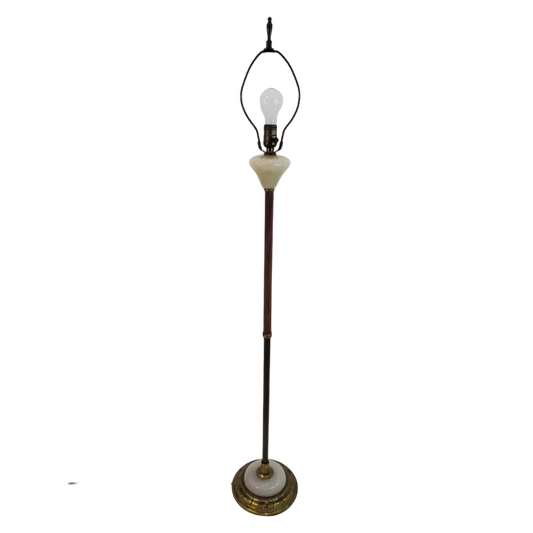 Vintage Aladdin Lounge Floor Lamp with Night-Light Base