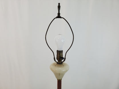 Vintage Aladdin Lounge Floor Lamp with Night-Light Base
