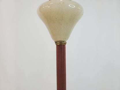 Vintage Aladdin Lounge Floor Lamp with Night-Light Base