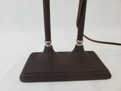 Vintage Art Deco Adjustable Piano Desk Lamp by the Radionic Transformer Co.