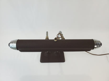 Vintage Art Deco Adjustable Piano Desk Lamp by the Radionic Transformer Co.