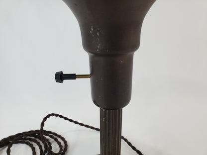 Vintage Art Deco Industrial Flying Saucer Desk Lamp