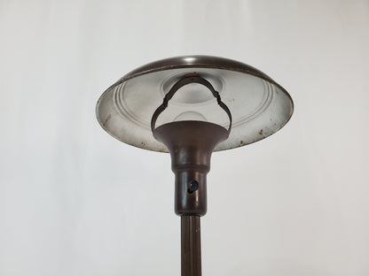 Vintage Art Deco Industrial Flying Saucer Desk Lamp