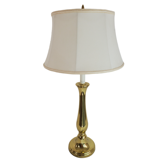 Vintage Brass Buffet Table Lamp