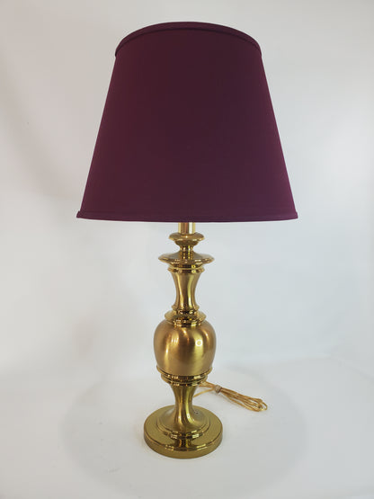 Vintage Brass Hollywood Regency Table Lamp